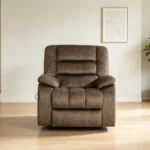 Bergere Masajeador Reclinable Hemingway | Calor y 8 Puntos | Café - Imagen 12