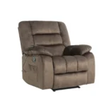 Bergere Masajeador Reclinable Hemingway | Calor y 8 Puntos | Café