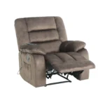 Bergere Masajeador Reclinable Hemingway | Calor y 8 Puntos | Café - Imagen 4