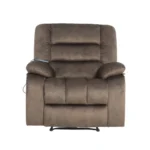 Bergere Masajeador Reclinable Hemingway | Calor y 8 Puntos | Café - Imagen 3