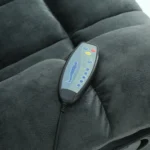 Bergere Masajeador Reclinable Hemingway | Calor y 8 Puntos | Gris Azulado - Imagen 12