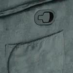 Bergere Masajeador Reclinable Hemingway | Calor y 8 Puntos | Gris Azulado - Imagen 10