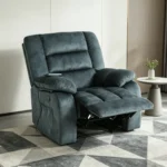 Bergere Masajeador Reclinable Hemingway | Calor y 8 Puntos | Gris Azulado - Imagen 8